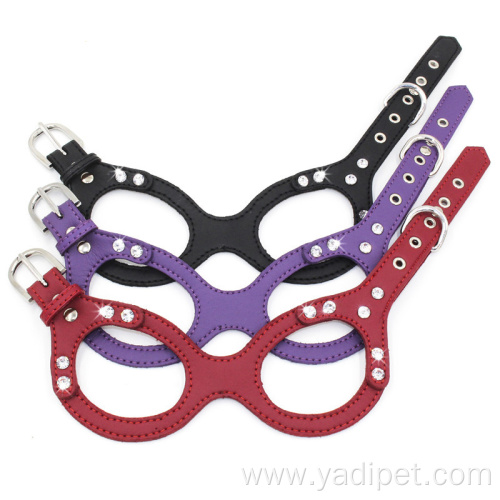 Glitter water drill pet chest strap glasses